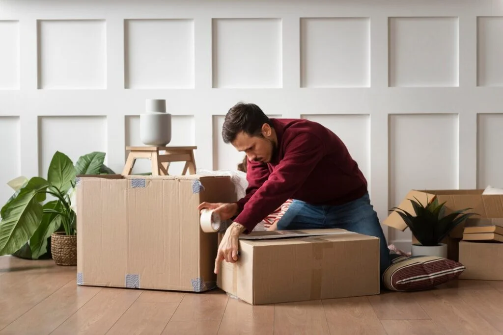 packing fragile items for moving